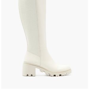 Chunky block heel boots